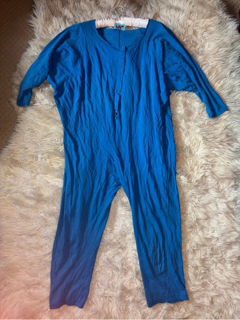 Vintage Album By Kenzo Blue Jumpsuit 70s 80s Designer Made in Japan Size M